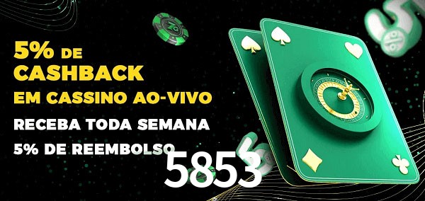 Promoções do cassino ao Vivo 5853